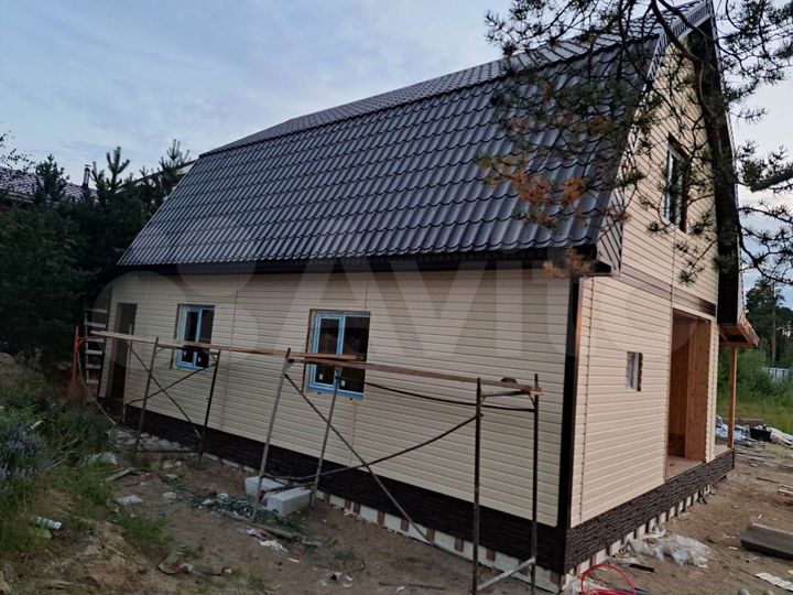 Дом 100 м² на участке 7,3 сот.