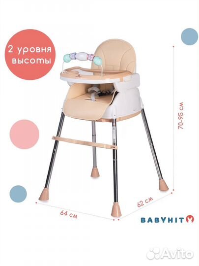 Стульчик-трансформер для кормления детский