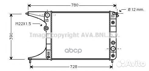 Радиатор системы охлаждения opel: omega B (25
