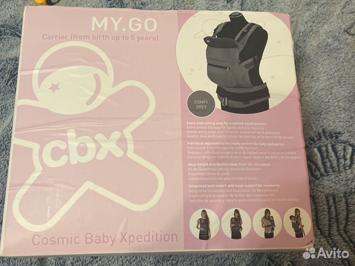 Кенгуру-переноска с рождения CBX My.GO Comfy