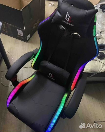 Новое игровое кресло с подсветкой
