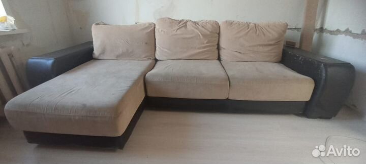 Большой угловой диван бу
