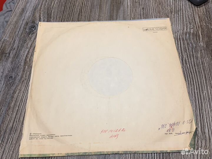 Пластинкам мелодия 1981г. Сборник