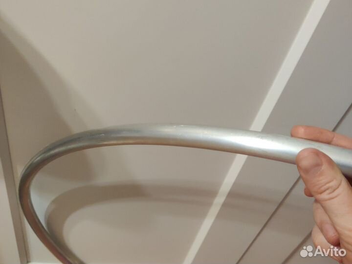 Обруч стальной 75см,халахуп новый и лёгкий