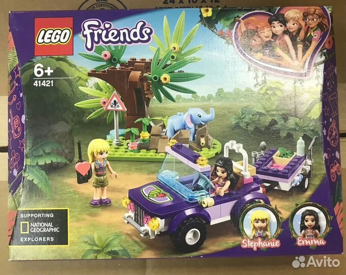 Набор Lego Friends 41421 Джунгли спасение слонёнка