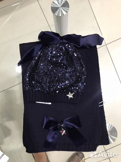 Il trenino шарф и шапка