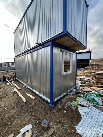 Бытовка новая 6*2,4 м прорабская бк3 в вагонке