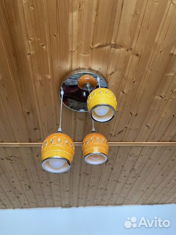 Люстра на длинном шнуре в восточном стиле