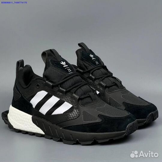 Кроссовки Adidas ZX 1000 Black (Арт.89699)