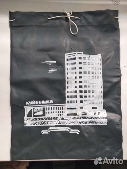 Винтаж сумка-пакет для сменной обуви и пр