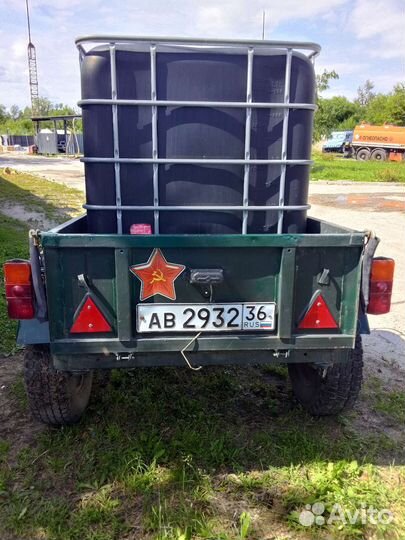 Прицеп бортовой ГАЗ 704, 1985