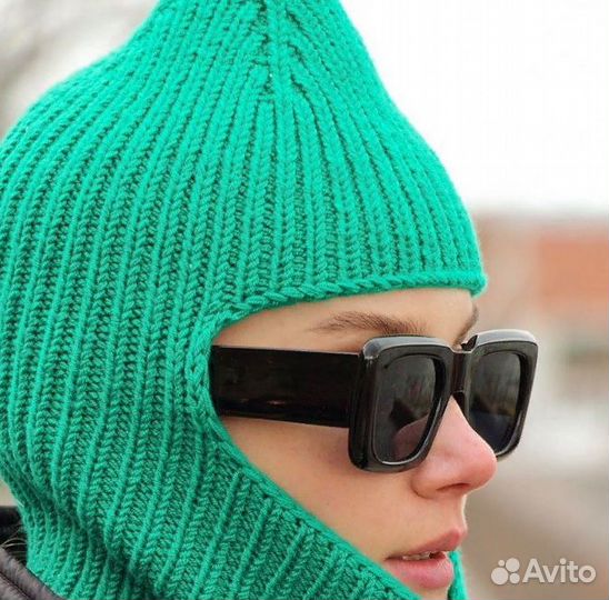 Балаклава вязаная (все размеры)