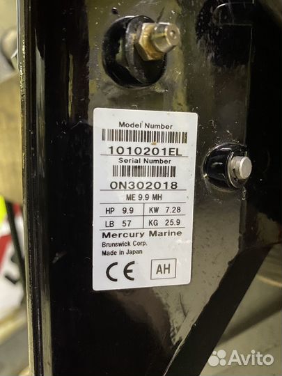 Лодочный мотор Mercury ME 9.9 MH 169CC Light