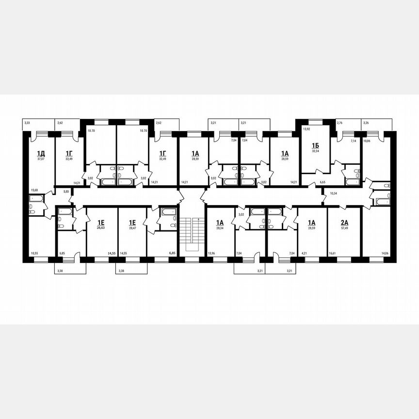1-к. квартира, 28,6 м², 4/5 эт.