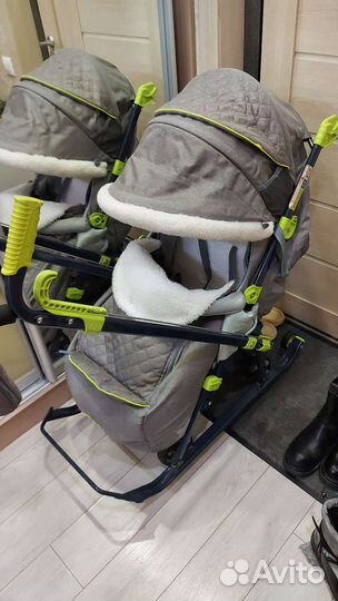 Санки коляска ника 7 3
