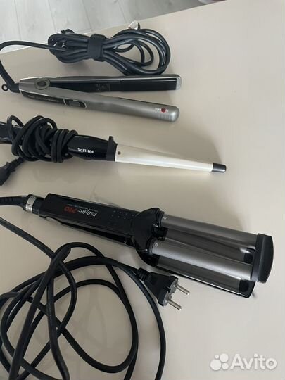 Плойки для волос 3 штуки