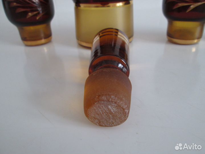 Графин и две рюмки богемия bohemia времён СССР