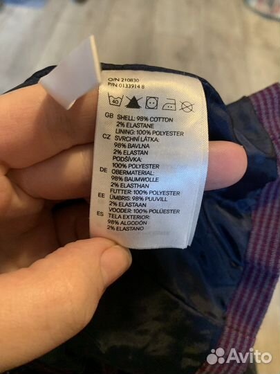 Пиджак h&m 104