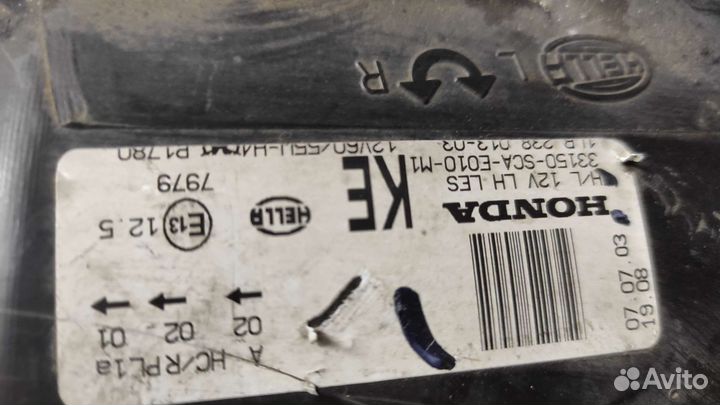 Фара Honda CR-V 2001-2004