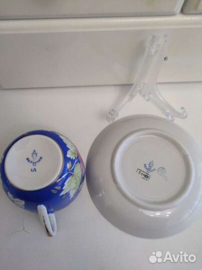 Чайная пара фарфор Вербилки