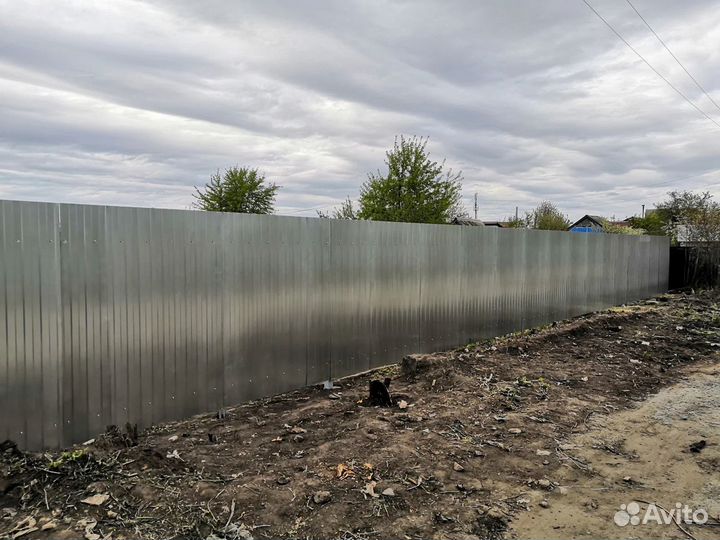 Забор из профнастила с гарантией 3 года от Костика