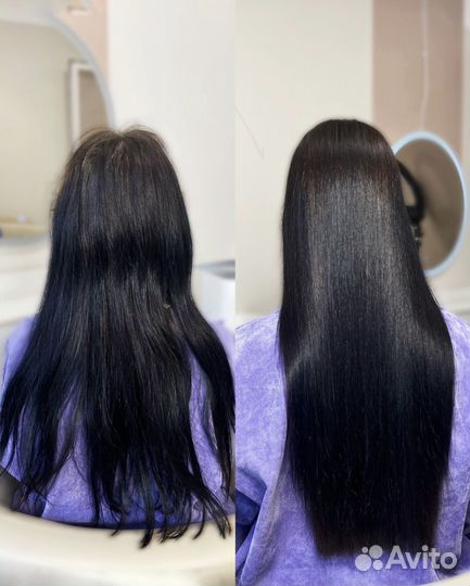 Кератиновое выпрямление, ботокс