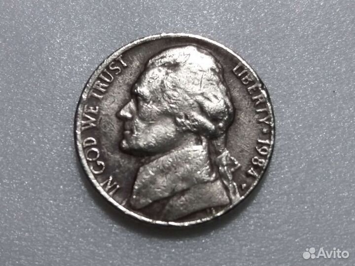 5 центов 1984 Р США