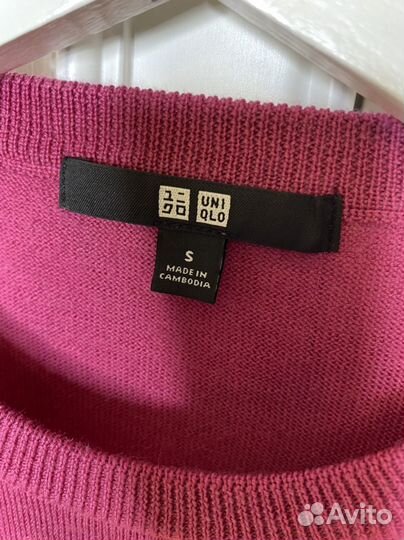 Джемпер Uniqlo новый шерсть 100%, оригинал на S