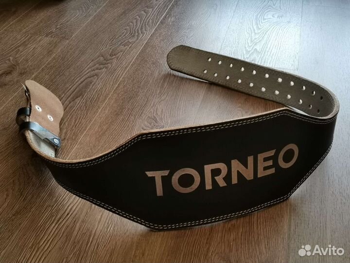Тяжелоатлетический пояс Torneo нат. кожа