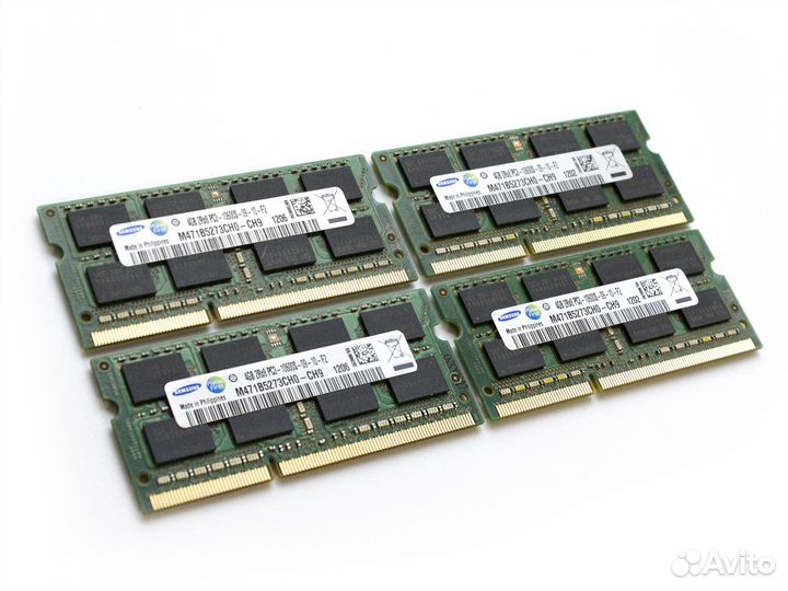 DDR3 для ноутбука 4Gb Samsung 1333MHz PC3-10600S