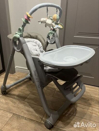 Стульчик для кормления chicco polly magic relax