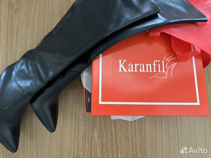 Сапоги ботфорты