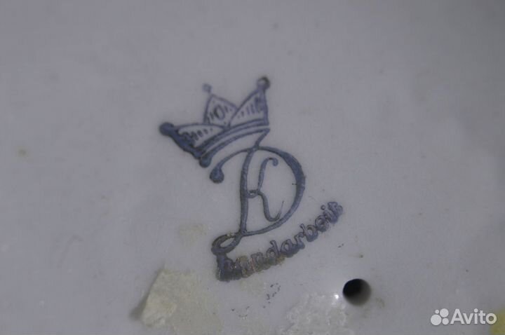 Подсвечник фарфоровый немецкий. Фарфор, handarbeit