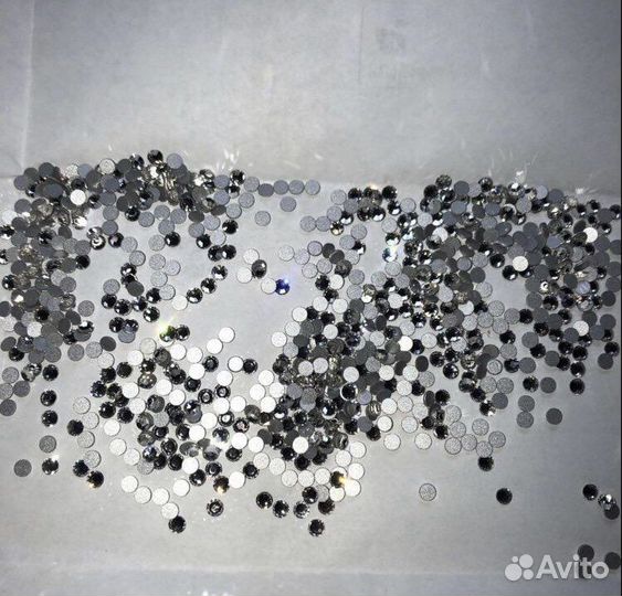 Стразы Crystal, AB хол фикс. много 6,8,10,12ss