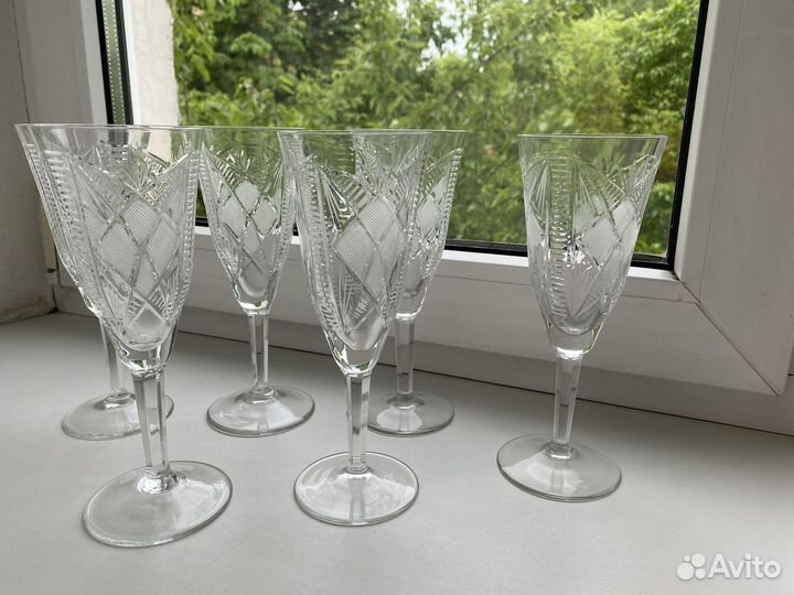 Хрустальные фужеры