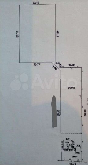 Дом 27 м² на участке 15 сот.