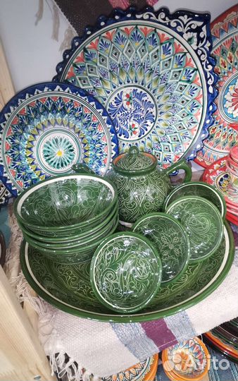 Узбекская посуда Риштан