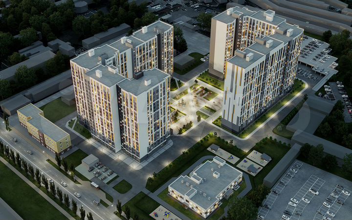 1-к. квартира, 40,9 м², 15/18 эт.