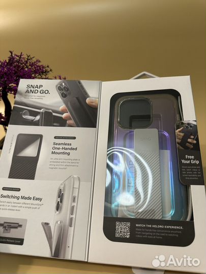 Чехол Uniq Heldro Mount + Band iPhone 14 Pro