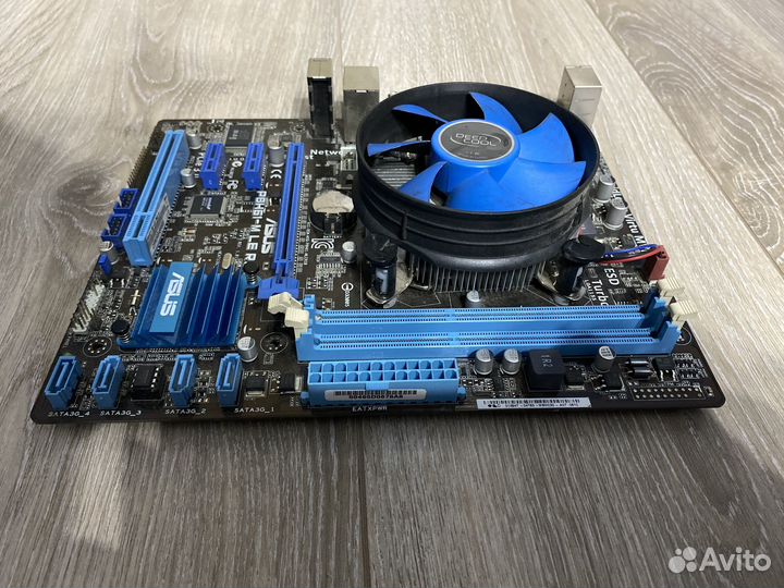 Комплект: asus P8H61-M LE R2.0, G645, охлаждение