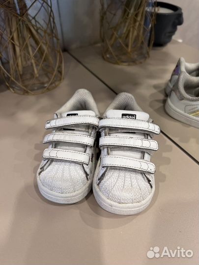 Кеды adidas superstar для девочки 20