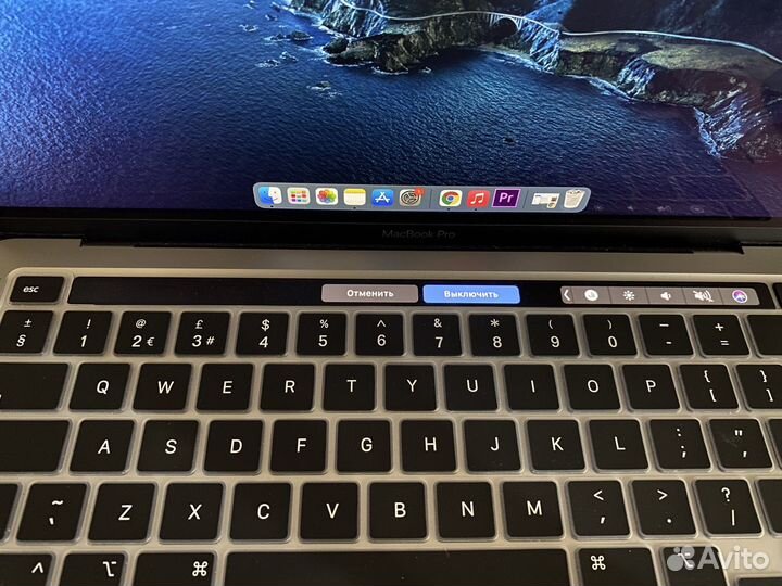 Силиконовая накладка на клавиатуру macbook pro
