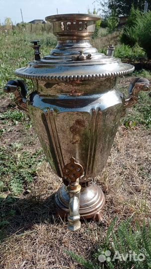 Самовар тульский патронный завод на дровах СССР