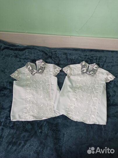 Блузки нарядные для двойняшки