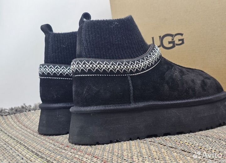 Угги Ugg женские на платформе черные 38 размер