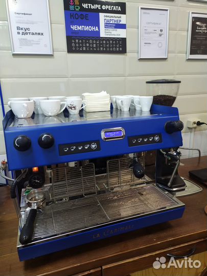 Аренда 2гр рожковой кофемашины+кофемолки