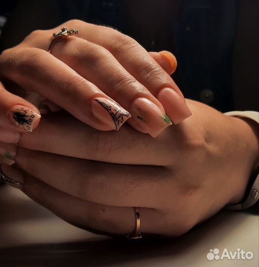 Маникюр/наращивание на дому