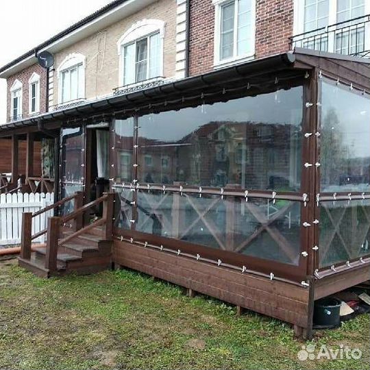 Мягкие окна 2000х2000 для веранд