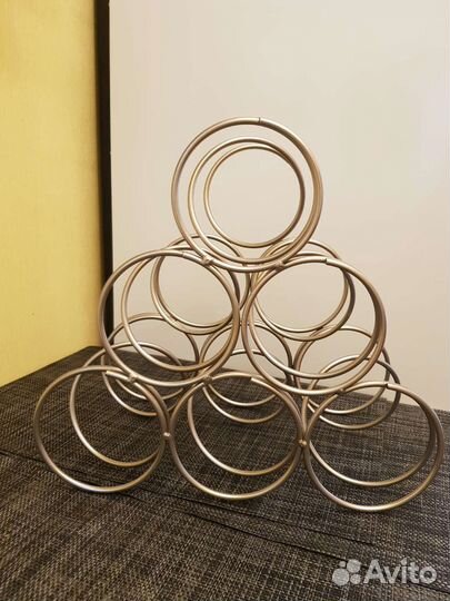 Бутылочницв металл на 6 бутылок