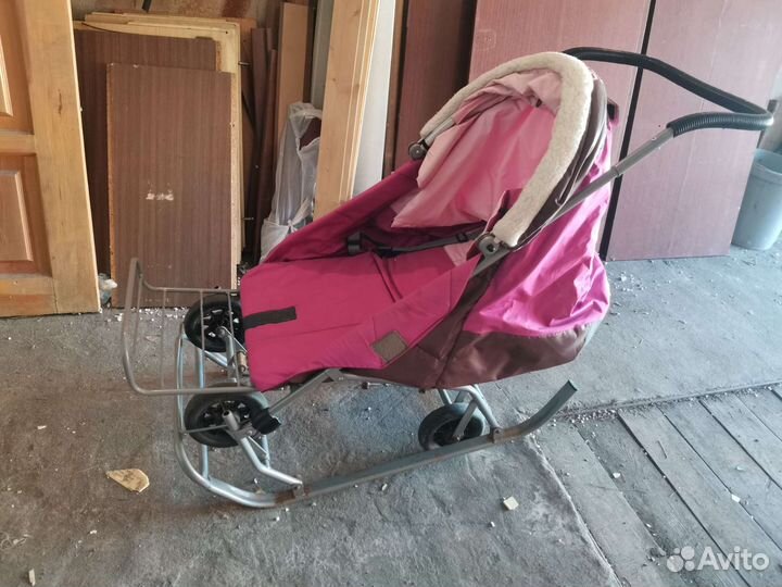 Детские санки коляска
